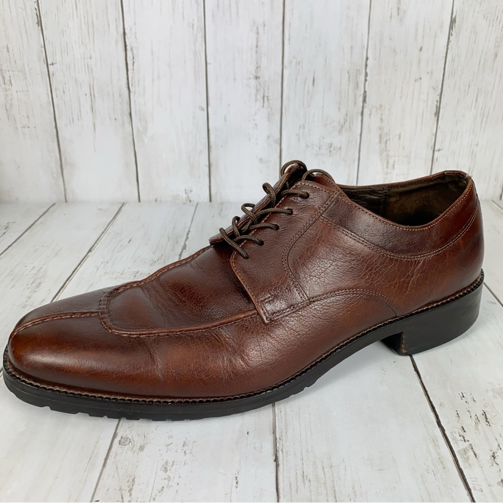 Cole Haan City Dress Shoes Derby Split Toe Brown Vintage C01626 Men’s Size 13